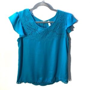 Teal tshirt, size small